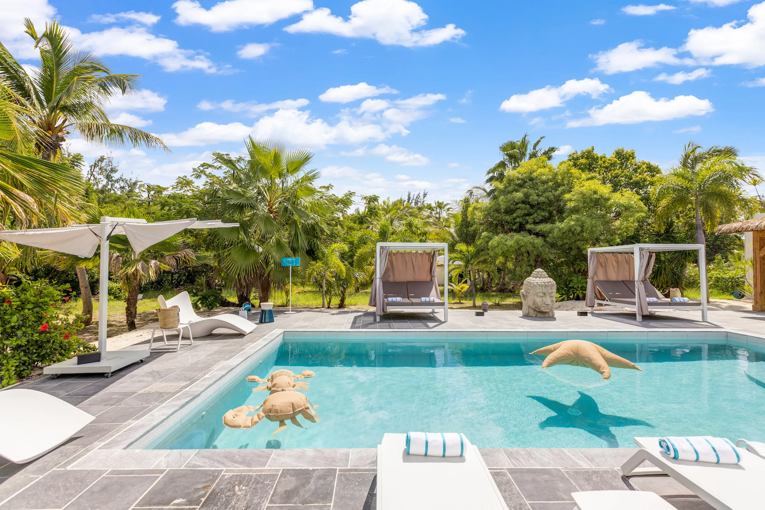 Elegant Terres Basses Villa with Pool, Jacuzzi & Private Garden Oasis — photograph 6