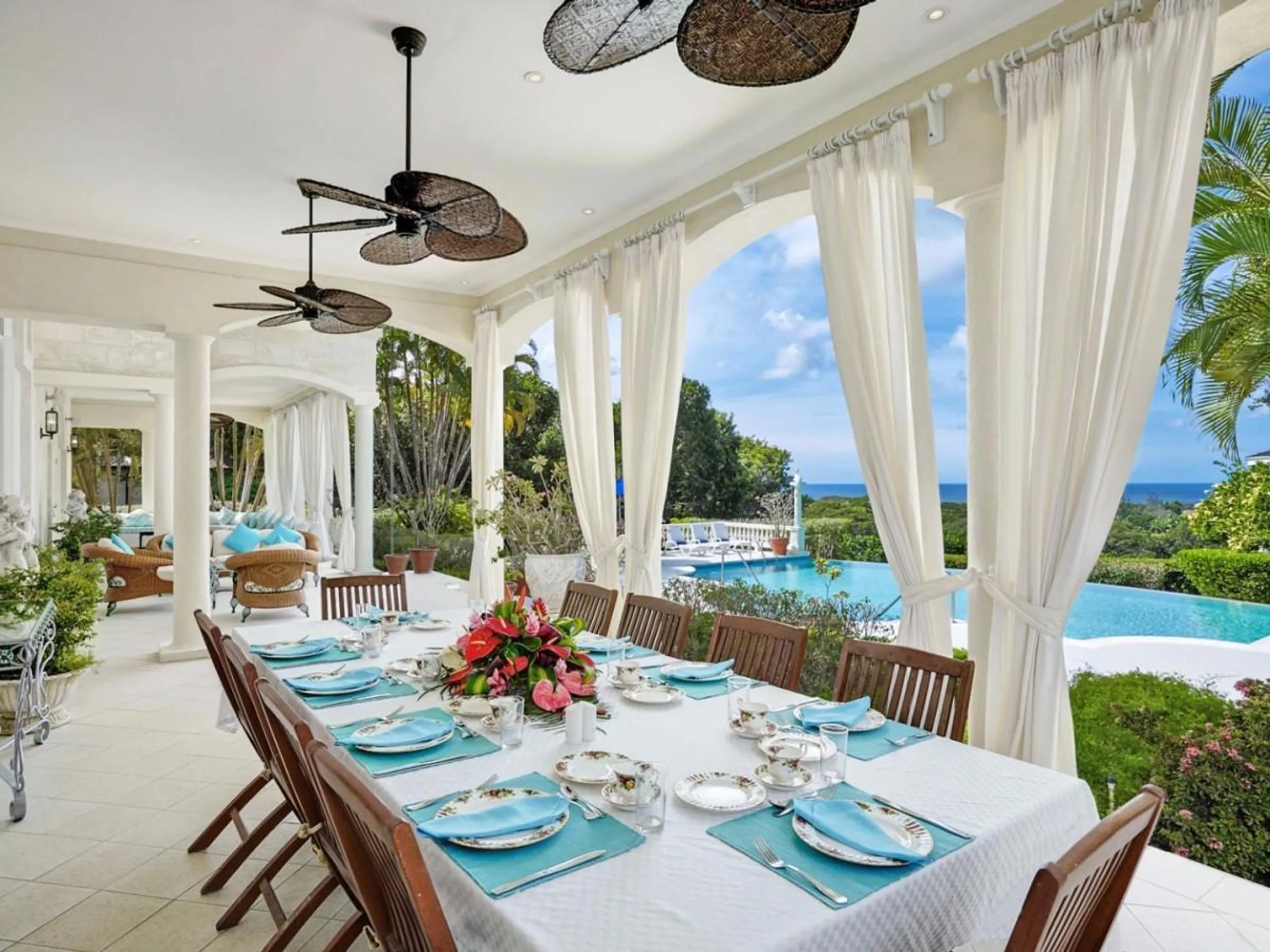 Sandy Lane's  Luxurious Ridge-Front Villa with Grand Infinity Pool and Breathtaking Caribbean Views — photograph 7