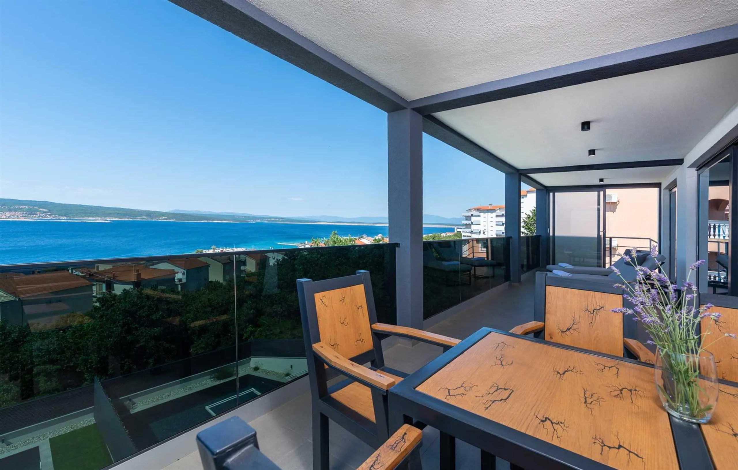 Captivating Villa with Heated Pool and Mesmerizing Views of the Adriatic Sea, Crikvenica Rijeka